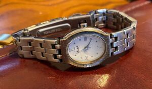 Women's Silver Tone Alba Watch, Link Bracelet Band, New Battery